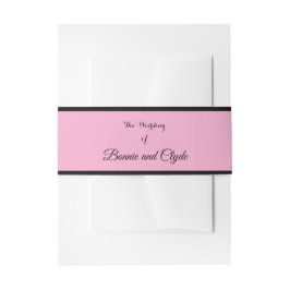 Cintas Para Invitaciones Encuadernación romántica de banda Belly para invit