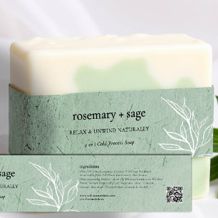 Cintas Para Invitaciones Envasado de productos Sage Green Green Greenerener