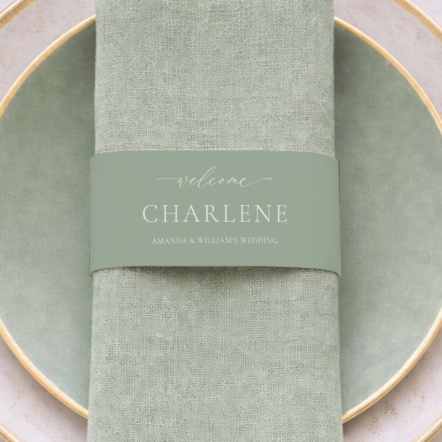 Cintas Para Invitaciones Envoltura de menú y invitación elegante (Subido por el creador)