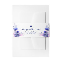 Cintas Para Invitaciones Envuelta en Amor Reverie de Centaurea