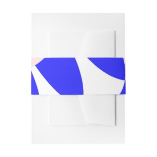 Cintas Para Invitaciones Escamas azules y blancas