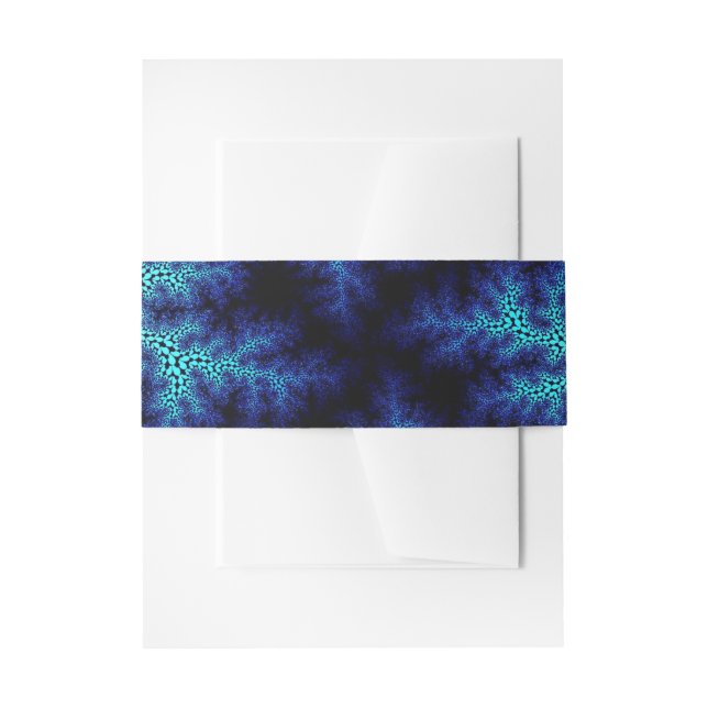 Cintas Para Invitaciones Espectro de Stonewash azul (Anverso Ejemplo)