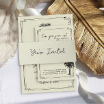 Cintas Para Invitaciones Está invitado a coordinar Boda de palma vintage<br><div class="desc">Simple banda de invitación a boda para coordinar con nuestra colección de invitación a boda de Palm Vintage. Elegante y simple en diseño con título personalizado en escritura manuscrita y mucho espacio para respirar. Por favor, navegue por mi colección de Bodas de palma de época para coordinar artículos o envíeme...</div>