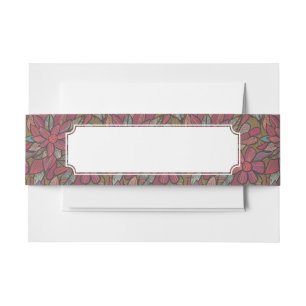 Cintas Para Invitaciones Estampado de flores 4