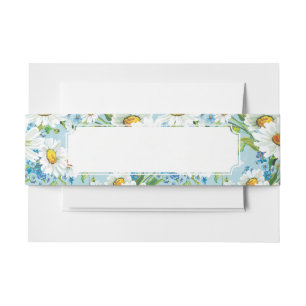 Cintas Para Invitaciones Estampado de flores brillante hermoso elegante 2