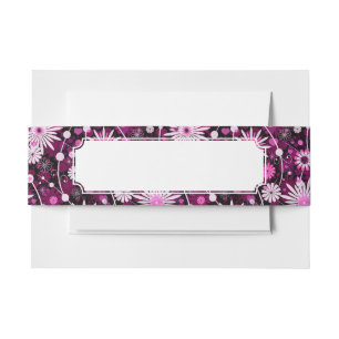 Cintas Para Invitaciones Estampado de flores de la tarjeta del día de San