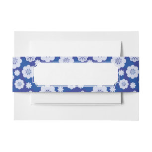 Cintas Para Invitaciones estampado de plores