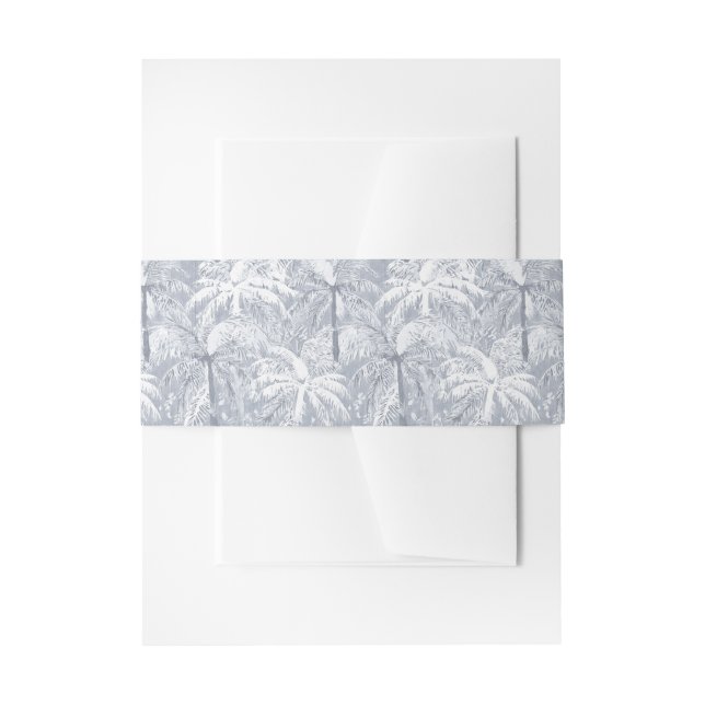Cintas Para Invitaciones estampado hawaiano (Anverso Ejemplo)