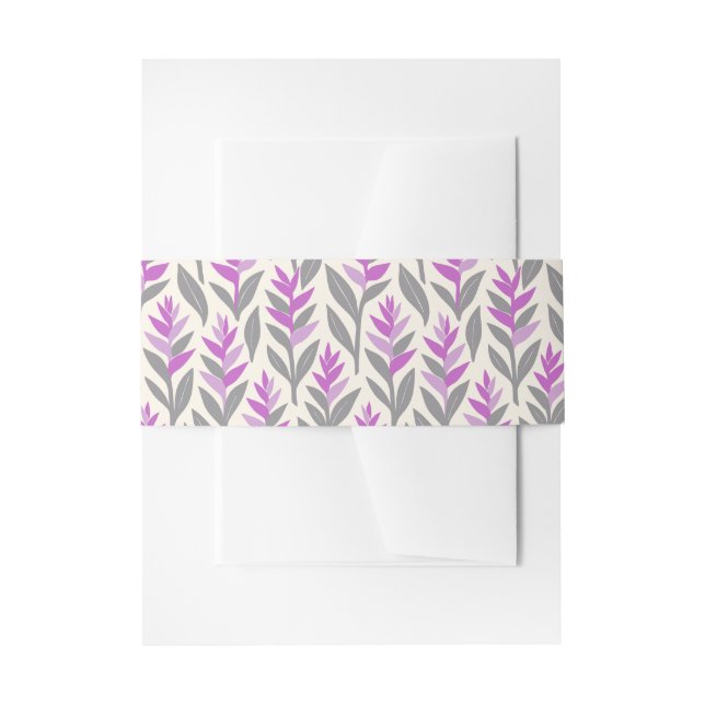 Cintas Para Invitaciones estampado hawaiano (Anverso Ejemplo)