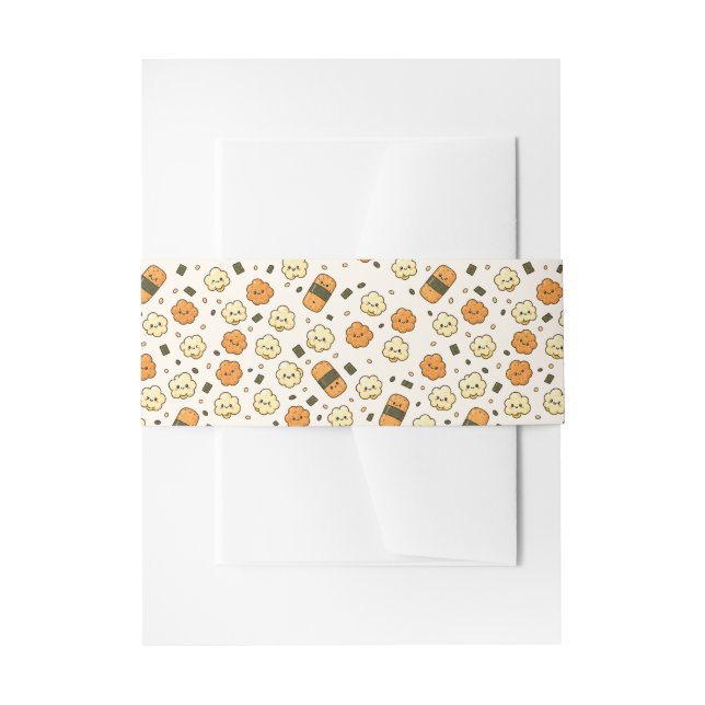 Cintas Para Invitaciones estampado hawaiano (Anverso Ejemplo)