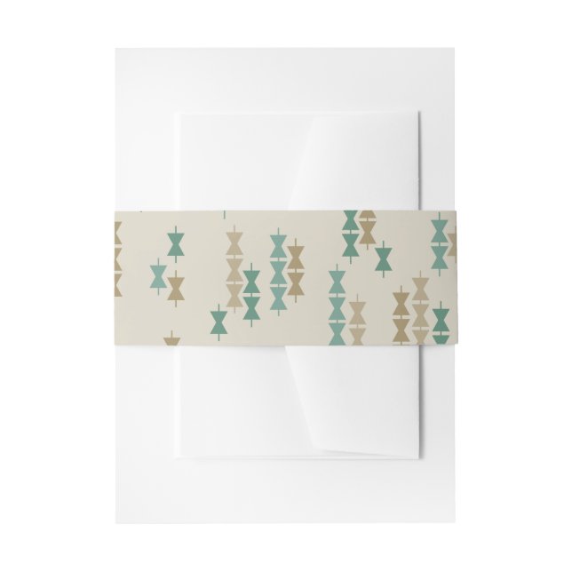 Cintas Para Invitaciones estampado hawaiano (Anverso Ejemplo)