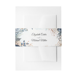 Cintas Para Invitaciones Ethereal Delicate Watercolor Serene Foliage