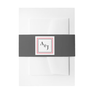 Cintas Para Invitaciones Etiqueta cuadrada personalizable de la viga baja b