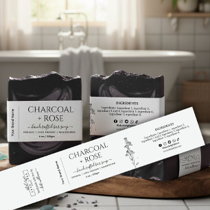 Cintas Para Invitaciones Etiqueta de envoltura de jabón casero Banda para l