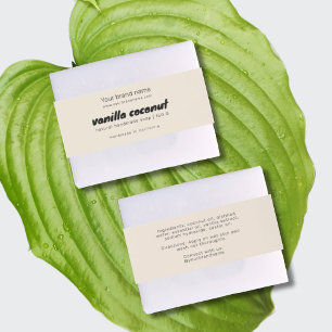 Cintas Para Invitaciones Etiqueta de envoltura de los ingredientes de los e