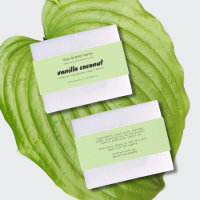 Etiqueta de envoltura de los ingredientes del envo