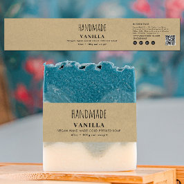Cintas Para Invitaciones Etiqueta de producto de Kraft para banda abdominal