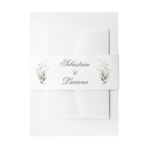 Cintas Para Invitaciones Eucalyptus Boda Español