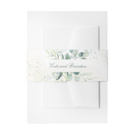 Cintas Para Invitaciones Eucalyptus Greenery Elegante Boda