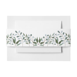 Cintas Para Invitaciones Eucalyptus Greenery Floral