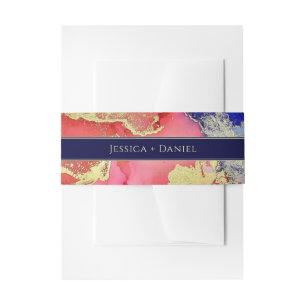 Cintas Para Invitaciones Exquisito Boda Jewel Tone