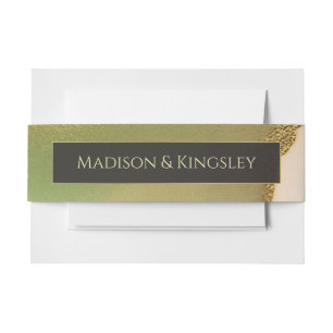 Cintas Para Invitaciones Fab Chartreuse 🤵 Boda de presupuesto audaz y eleg