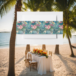 Cintas Para Invitaciones Faja de Invitación Esencia Tropical