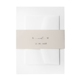 Cintas Para Invitaciones Faja envolvente de lujo para invitaciones de boda