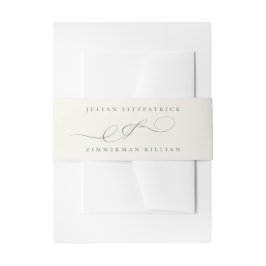 Cintas Para Invitaciones Faja envolvente verde pistacho para bodas