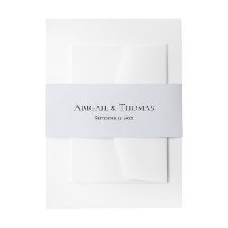 Cintas Para Invitaciones Faja para Invitación de Montaña Azul Rústica