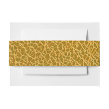 Faja ventral texturizada de oro elegante para invi