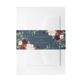 Cintas Para Invitaciones Fall Elegance Boda Bellyband