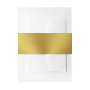 Cintas Para Invitaciones Falso oro