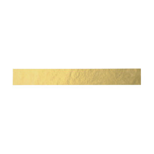 Cintas Para Invitaciones Falso Relieve metalizado dorado elegante