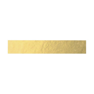 Cintas Para Invitaciones Falso Relieve metalizado dorado elegante