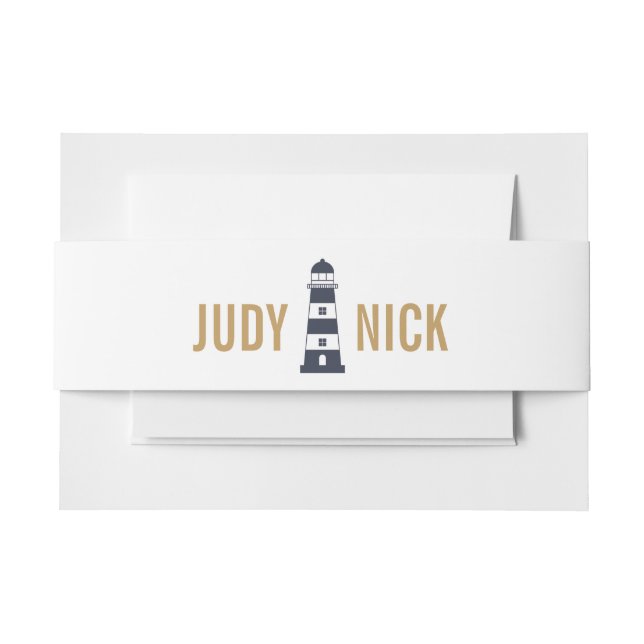 Cintas Para Invitaciones Faro (Anverso Ejemplo)