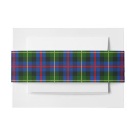 Cintas Para Invitaciones Farquharson Scottish Tartan Belly Band