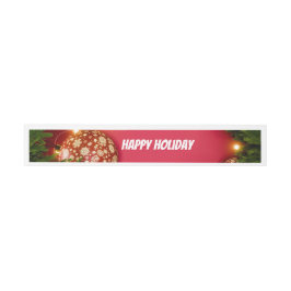Cintas Para Invitaciones ¡Feliz Navidad y Feliz Año Nuevo! Tarjeta
