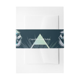 Cintas Para Invitaciones Fénix de fantasía blanca maravillosa.