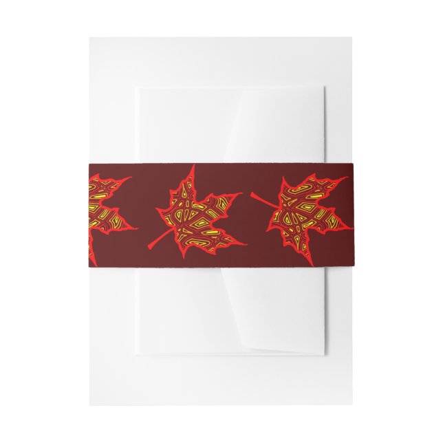 Cintas Para Invitaciones Fier Leaf (Anverso Ejemplo)