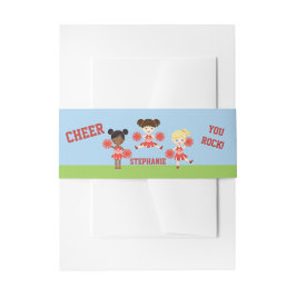 Cintas Para Invitaciones Fiesta de animadoras
