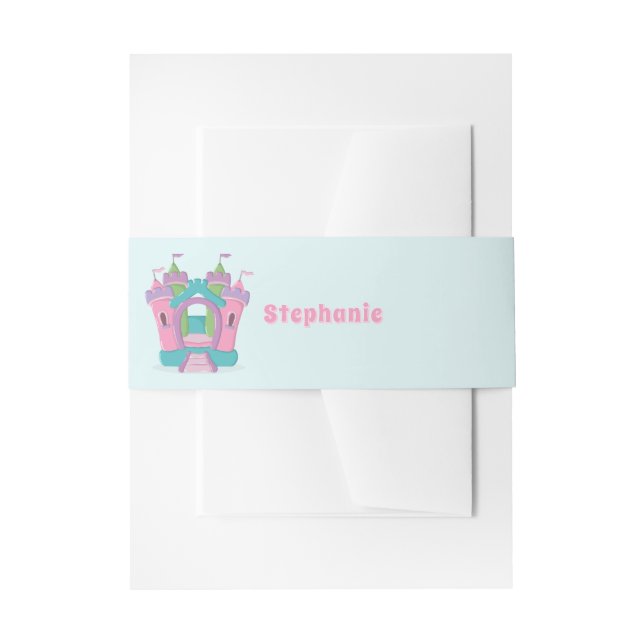 Cintas Para Invitaciones Fiesta de la casa de Bonza (Anverso Ejemplo)