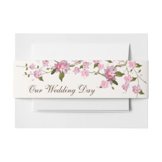Cintas Para Invitaciones Flor de cerezo japonesa