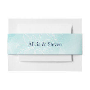 Cintas Para Invitaciones Flor de magnolia etérea, Boda