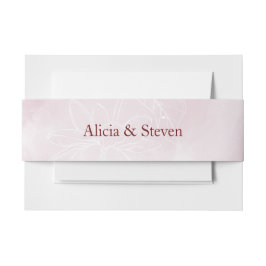 Cintas Para Invitaciones Flor de magnolia etérea, Boda