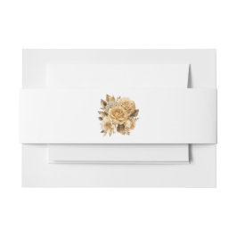 Cintas Para Invitaciones Flor neutra Bouquet-Boda blanco-