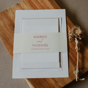 Cintas Para Invitaciones Flor silvestre Flor Floral Boda Jardín