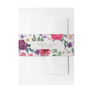 Cintas Para Invitaciones Floral Audaz