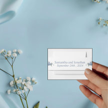 Floral azul turbulenta moderna