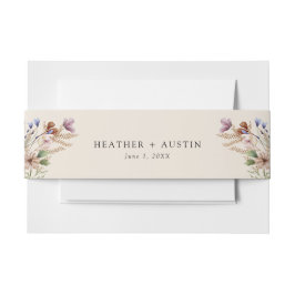 Cintas Para Invitaciones Floral Boho Vintage